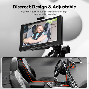 Monitor per <span class=keywords><strong>Seggiolino</strong></span> Auto Redtiger B01 con Schermo da 4,4 Pollici, Registrazione Avanzata in Loop, Videocamera HD per Bambini con WiFi - Product Image 5