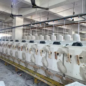 Ceramic Sanitary Wares Automatically Production Line One Piece Water Closet Slip Casting Bench Traditional Casting Machine