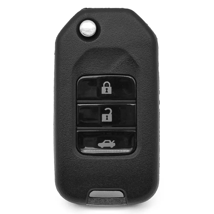 Top Flip Shell chiave a telecomando 3 pulsante per H-onda Civic Accord CRV Jazz Fit Marina saggezza XRV CITY HON66 chiavi auto non tagliate