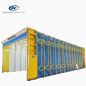 Cabine de peinture pliable et amovible, gonflable et rétractable, pour ponçage, pulvérisation et peinture - Product Image 1