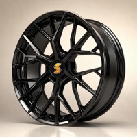 Jantes SRD Premium 5x112 5x120 5x114.3 18-22 pouces, jantes en alliage noires à rayons en Y pour BMW M3/M4 Mercedes CLA RS