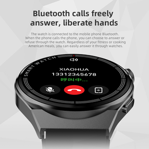 ساعة ذكية GT3 MAX الجديدة مع شاشة مراقبة، أكثر من 500 واجهة، مراقبة النوم على مدار الساعة، قياس معدل ضربات القلب وضغط الدم ونسبة الأكسجين في الدم، مقاومة للماء بمعيار IP67، متوافقة مع نظام IOS - Product Image 5