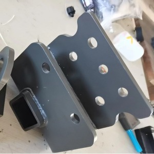 Stamping Parts Carbon Steel Plate 100mm Titanium Plating <b>Hardware</b> Metal Forming Punching Single Process Simple Mold - Product Image 2