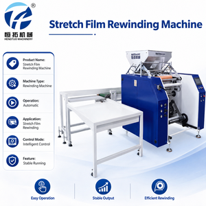 HONTO HT-500 Versatile Stable Performance Industrial Grade Multi-functional Film Slicing Station Stretch Film Rewinding Machine
