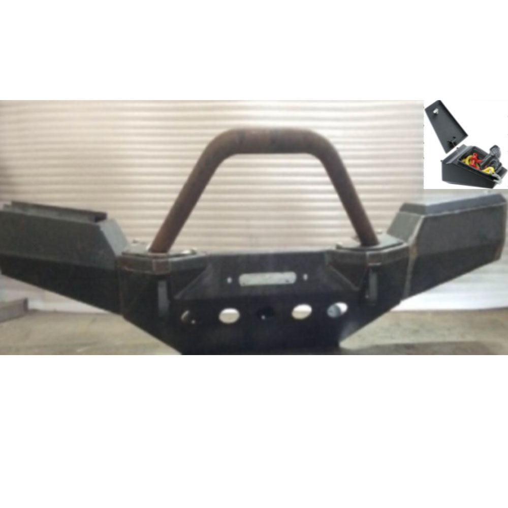 Стальной передний бампер с концом для хранения для Jeep Wrangler JK 07 +