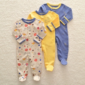 Set di 3 Body a Maniche Lunghe per Neonati, Unisex, 100% Cotone, Alta Qualità, Pigiama Invernale per Bambini - Product Image 4