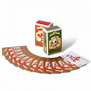 Cartes à jouer personnalisées 57x87mm en papier couché, coins arrondis, pour jeux d'échecs, jeux de cartes, publicité, cadeaux promotionnels - Product Image 1
