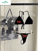 Luxe op maat gemaakte badkleding met merkprint, designer badpakken, strandkleding, designer bikini's