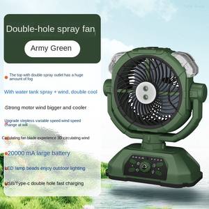 Lámpara de Ventilador Portátil para Acampar al Aire Libre con Luz LED Recargable, Impermeable IP65, Lámpara de Techo Vertical para Pesca, Lámpara de Refrigeración para Tienda de Campaña - Product Image 6