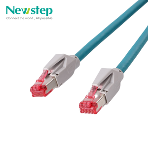 <span class=keywords><strong>Ethernet</strong></span> profinet CAT6 màu xanh lá cây Áo khoác M12 4/8Pin D mã LAN Cáp cắm kết nối cáp thông tin liên lạc Nam đến Nam - Product Image 2