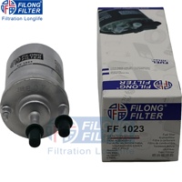 فلتر وقود ألومنيوم من شركة FILONG لسيارات فولكس فاجن طراز FF-1023 WK69/2 KL156/3 6Q0201051A/C (4.0 بار، PP836/4 G10147 H155WK)