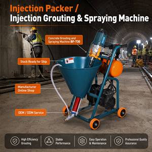 <b>Waterproof</b> Steel Cement Plastering Mortar Concrete <b>Spraying</b> Grouting Machine BF730 High Pressure 115L Hopper Injection Resin - Product Image 1