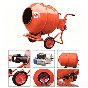 Miscelatore per Calcestruzzo e Malta Portatile Xinwo con Motore Elettrico da 4kW, Capacità 180L, Produttività 5M/H e Facile Manutenzione per Pavimentazioni - Product Image 6