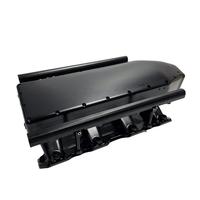 Collecteur d'admission sur mesure en aluminium usiné CNC pour moteur LS3 avec plaque de base de 102 mm