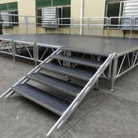 Vente en gros plate-forme de scène extérieure de concert de mariage mobile facile à installer