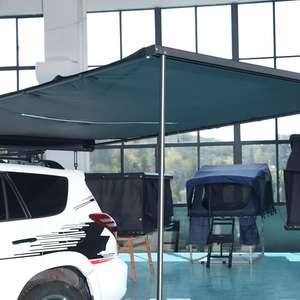 Auvent de voiture imperméable et pare-soleil, ouverture rapide et rétractable, pare-soleil latéral <span class=keywords><strong>pour</strong></span> <span class=keywords><strong>camping</strong></span> en plein air, auvent de voiture - Product Image 3