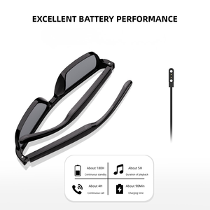 BEM Smart Sunglasses <b>Wireless</b> Audio Calling Music Playback UV Fashion Casual Outdoor Wearable Smart Eyewear PC Frame Smart Glass - Product Image 3