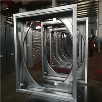 1220mm Industrieller Abluftventilator Schwerlast-Hammerlüfter 380V Elektrisch Edelstahlflügel OEM/ODM Wandmontiert