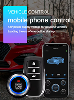 Prix d'Usine Système d'Alarme Universel de Voiture avec Télécommande, Entrée sans Clé PKE, Démarrage Moteur, Bouton Poussoir Démarrage à Distance et Arrêt