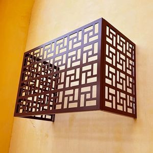Chinese Style Aluminum Wall-Mounted <b>Vent</b> <b>Cover</b> Rectangle Outdoor <b>Decorative</b> Grille - Product Image 4