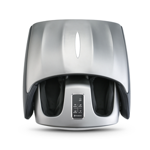 Masseur professionnel 2 en 1 pliable pour les pieds et les jambes avec chaleur, compression par airbag 3D, machine de massage Shiatsu pour les mollets - Product Image 4