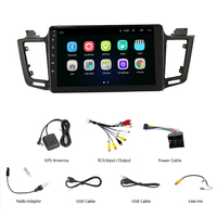 Autoradio Android 15 pour RAV4 2013-2017 avec navigation GPS, commande vocale, écran tactile intelligent, lecteur multimédia et connectivité 3G/4G mondiale