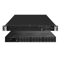 Solución de cabecera iptv para sistema de hotel, sintonizador de satélite con entrada y entrada HD