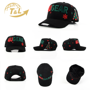 Gorra de Béisbol de Lana 100% al por Mayor de 4ugear, Gorra de Béisbol de 5 Paneles de Color Sólido, Gorra Deportiva sin Estructura para Hombre - Product Image 2