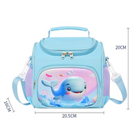 Sac à déjeuner isotherme pour enfants, dessin animé, étanche, impression personnalisée pour garçons et filles, école