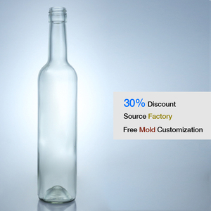 Botella de Vidrio Transparente de 700 ml y 750 ml para Licores, Vodka, Ginebra, 500 ml y 1000 ml con Tapa de Rosca, Servicio Integral de Fábrica al por Mayor - Product Image 1