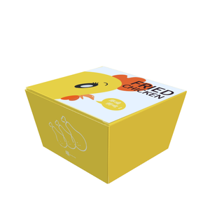 paper box for picnic food packaging meal box biodegradable kraft high quality fried chicken paper box packaging