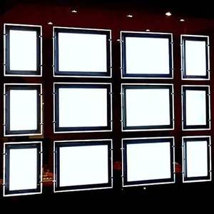 High Brightness Custom Hanging Aluminum LED Lightbox Signboard Decorative Indoor Business <b>Sign</b> Shop Storefront Flat Box - Product Image 4