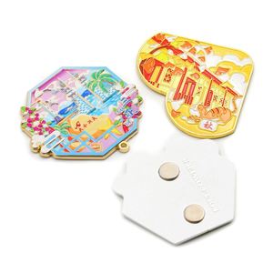 Personalized Souvenir <b>Fridge</b> Famous Landmarks Custom Metal Magnets for Tourists - Product Image 3