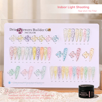 Fournitures professionnelles pour ongles, série Flora, 36 couleurs de vernis gel UV, extension d'ongles, formule longue durée