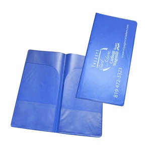 Soporte para billetes de avión plegable con impresión personalizada, billetera de plástico, soporte de política de vinilo - Product Image 4