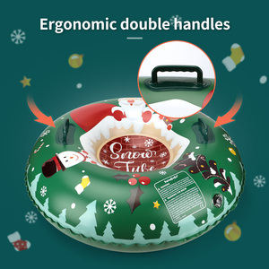 Swimbobo confort prendre prise ferme noël argent adulte et enfants gonflable sport <span class=keywords><strong>ski</strong></span> anneau flotteur neige tube - Product Image 3