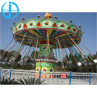 Manège de chaises volantes pour parc d'attractions, 36 places, équipement de balançoire rotative pour extérieur