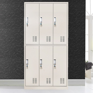 Armario de gimnasio de metal de 4 puertas <span class=keywords><strong>con</strong></span> <span class=keywords><strong>cerradura</strong></span> Archivadores de precio barato para uso doméstico y de oficina - Product Image 4