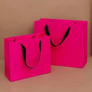 Bolsa de Papel Económica con su Propio Logotipo, Bolsa de Papel para Compras, Bolsas de Embalaje para Boutique de Ropa, Bolsa de Papel de Regalo con Asa - Product Image 6