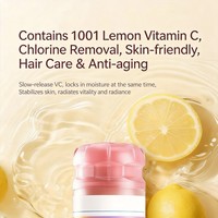 Filtre de douche aromathérapeutique à la rose de Damas, déchloration, soin de la peau, purificateur d'eau ABS pour salle de bain