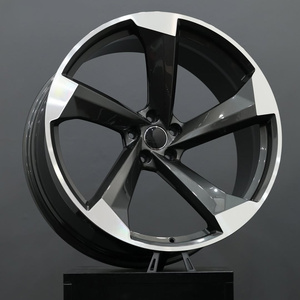 Jantes en alliage d'aluminium forgé SJ Custom à 5 branches, 22, 24, 26, 28 pouces, pour voitures particulières, profondes et concaves, 5x114.3 5x112 pour <span class=keywords><strong>Audi</strong></span> A8 <span class=keywords><strong>S8</strong></span> A7 - Product Image 3