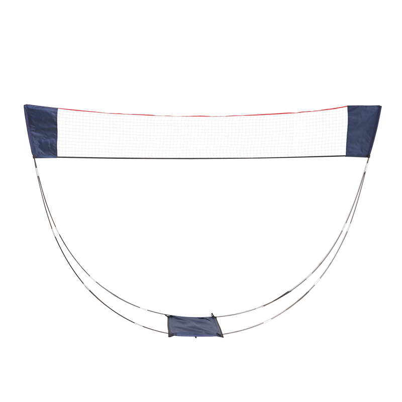 Cheap Pop Up Badminton Net with Fiberglass Pole Stand