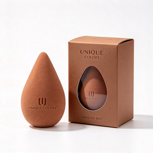 Éponge de maquillage sans latex en gros pour fond de teint liquide et poudre, éponge applicatrice personnalisable avec logo OEM - Product Image 1