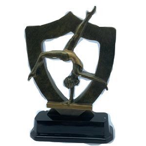 Nouveau trophée de gymnastique rythmique en résine 3D personnalisé en récompense (gymnastique rythmique) - Product Image 3
