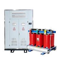 Transformateur de distribution triphasé de type sec SCB10 10 kV certifié CE, conception ignifuge pour utilisation hôtelière