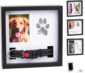 Regalos conmemorativos para perros Regalo <span class=keywords><strong>de</strong></span> pérdida <span class=keywords><strong>de</strong></span> mascotas Collar <span class=keywords><strong>de</strong></span> perro Marco <span class=keywords><strong>de</strong></span> fotos <span class=keywords><strong>de</strong></span> madera Marco <span class=keywords><strong>de</strong></span> imagen conmemorativo Recuerdo Caja <span class=keywords><strong>de</strong></span> <span class=keywords><strong>sombra</strong></span> para mascotas - Product Image 2