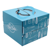 Boîte d'emballage en papier transparente pour gâteau roulé suisse avec fenêtre, logo personnalisé, styles variés