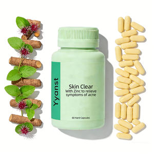 Cápsulas de alta calidad de marca privada con raíz de bardana y vitaminas A, C y B5 para combatir la inflamación de la piel y reparar la barrera cutánea. - Product Image 1