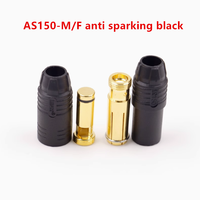 1 Paire de Connecteurs Anti-Étincelles AS150, Fiches Banane Plaquées Or 7mm pour Batterie LiPo RC, ESC, Drone, Voiture, Bateau, Ensemble Haute Puissance