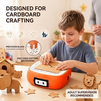 Cutter à carton sans lame pour enfants, outil éducatif pour projets DIY en carton, machine à découper le carton avec moteur